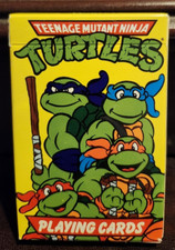 Vintage 1990 TEENAGE MUTANT NINJA TURTLES Playing Cards 1990