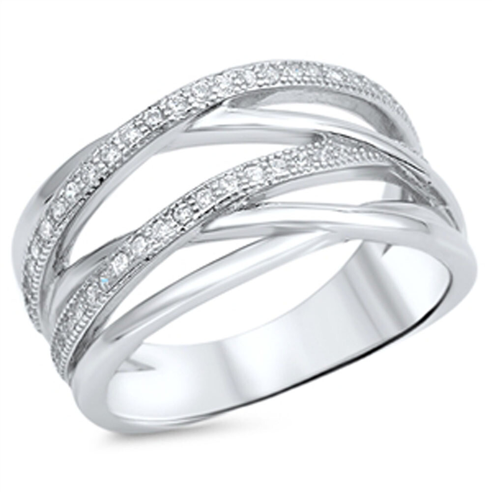 Plain Rings: Sterling Silver Band Ring, Rp837