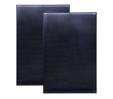 Black 500w Solar Panel Mono-Crystalline PV Photo-voltaic Boat Caravan 2 x 250w