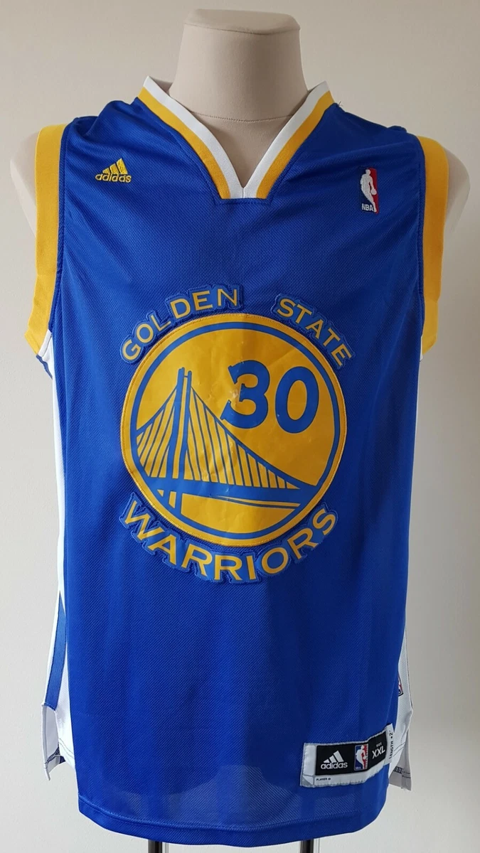 Men s Golden State Warriors Adidas Blue Jersey 30 Stephen Curry