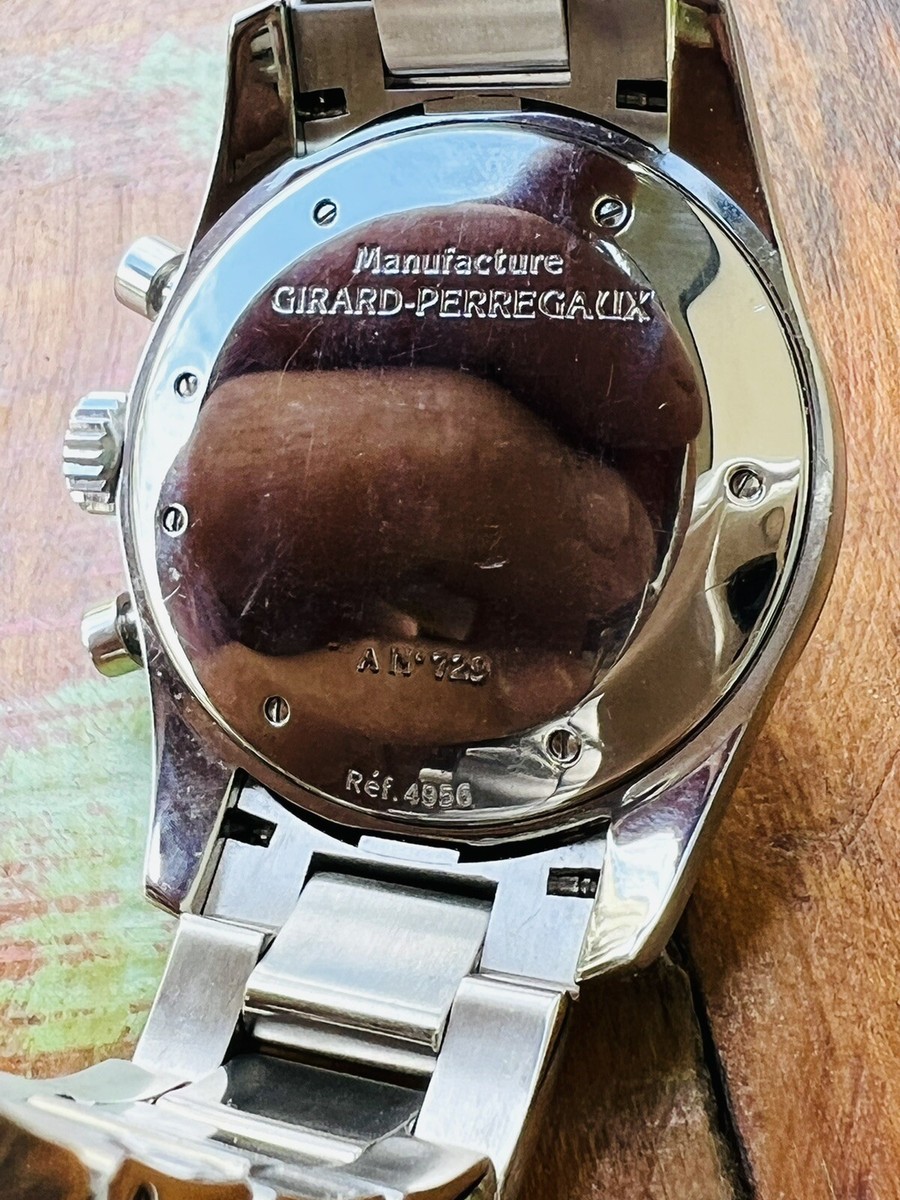 Girard Perregaux 4956 Chronograph 40mm Automatic SS Bracelet Look