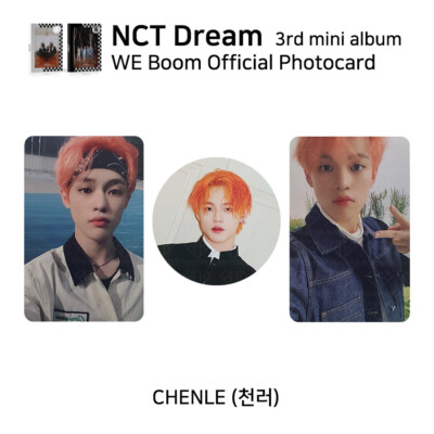 NCT DREAM 3rd mini album WE BOOM Official Photocard Member