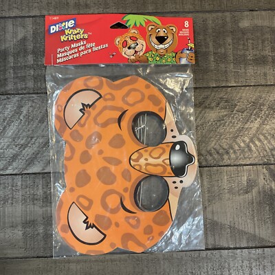 Dixie Krazy Kritters Party Masks Vintage NOS Rare