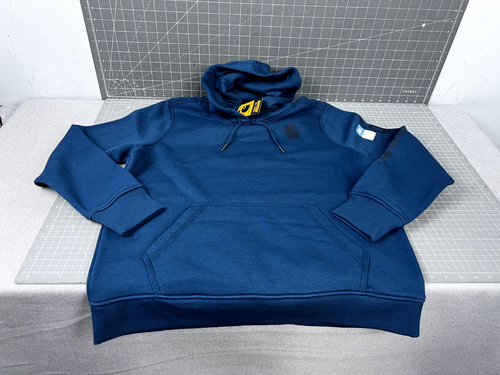 Carhartt Women's Relaxed Fit Long Sleeve Graphic Hoodie TEAL Large (12-14) NEW~~ - Picture 5 of 10