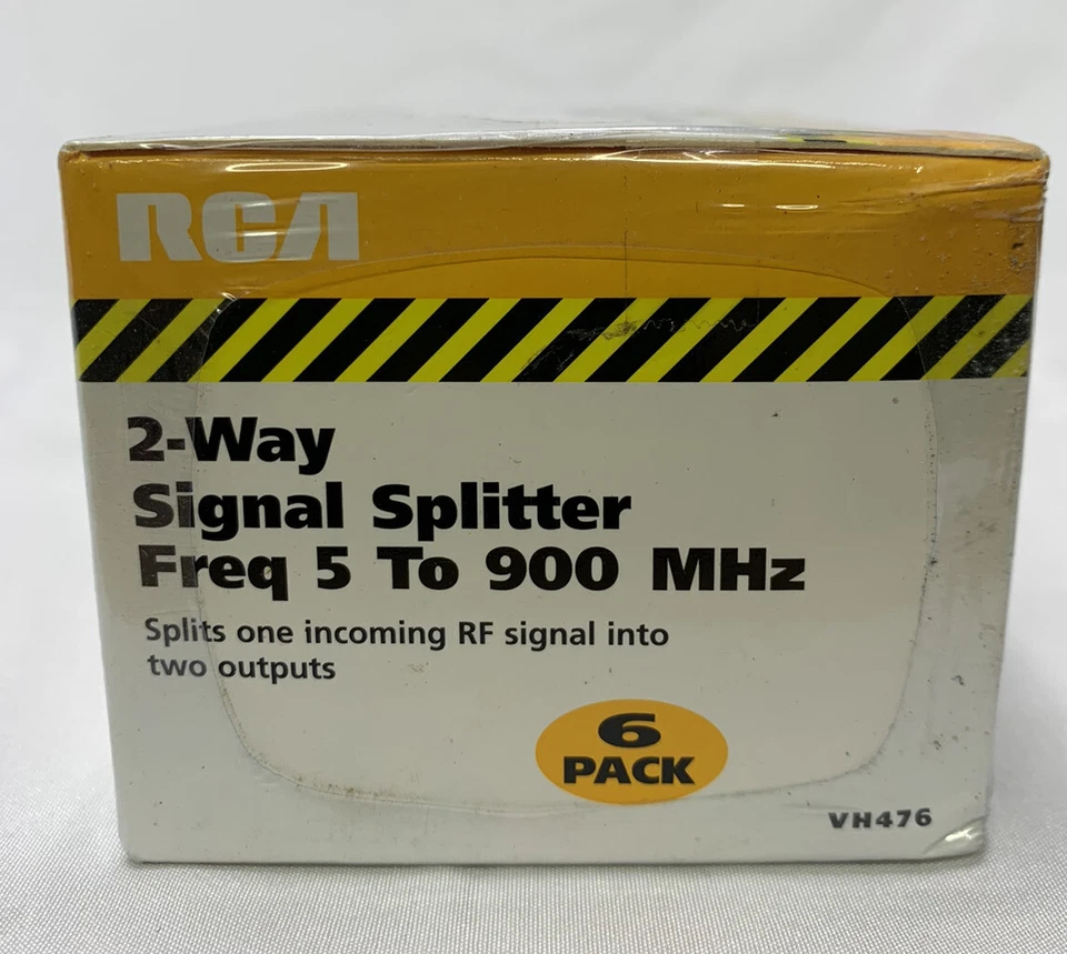 RCA Digital Signal Splitter 2 Way Freq 5 To 900 MHZ VH47 Contractor Pack- 6 Pack - Image 2 of 4