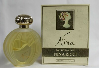 NINA by Nina Ricci 100 ml-3.3 oz EDT SPLASH Classic hard to find ,NEW IN BOX