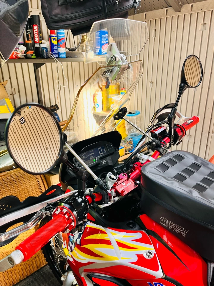 Espejo retrovisor plegable M8 M10 para YAMAHA XT 125R 125X 250 600E 660R 660X 660Z Foto 2 de 4