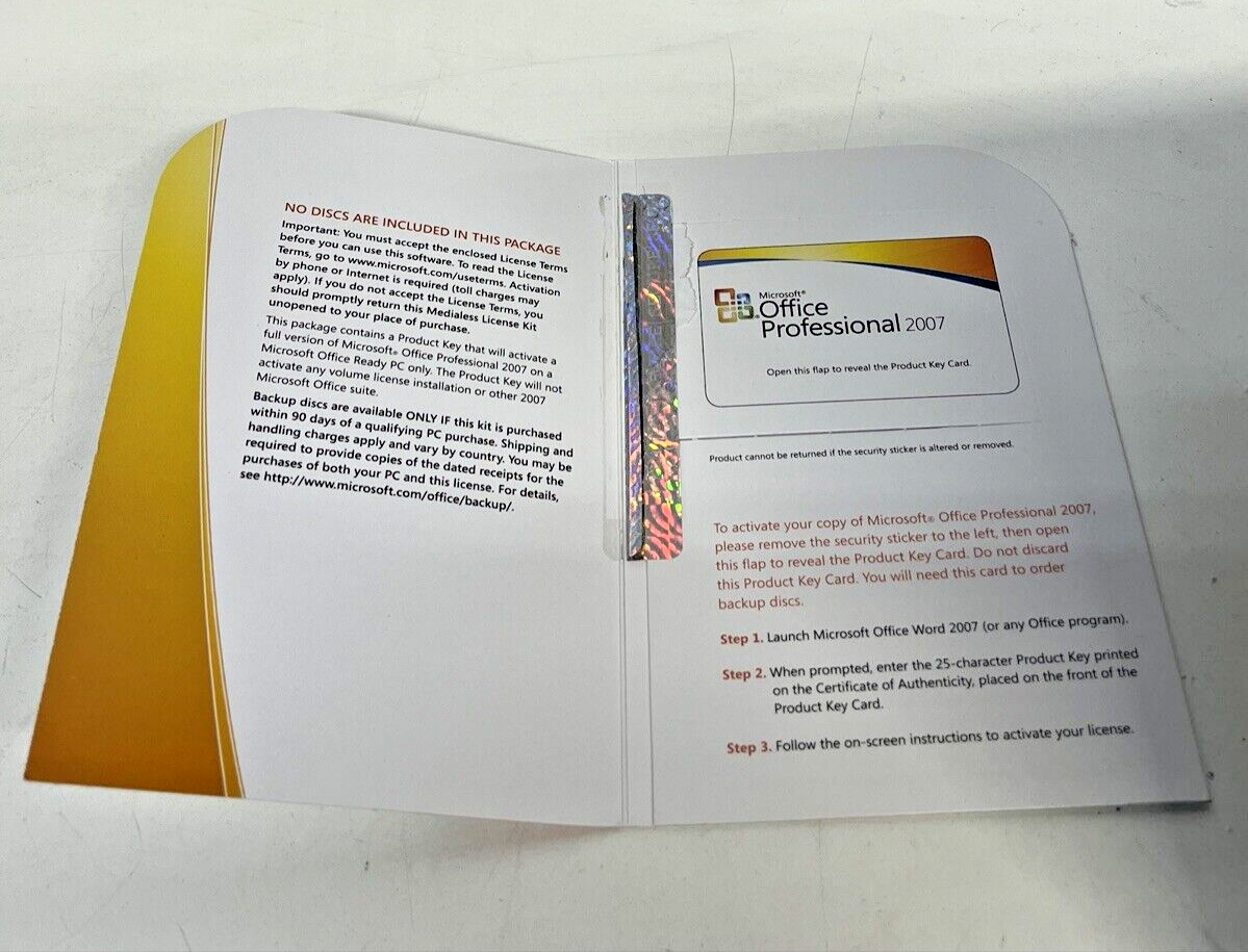 Microsoft Office 2007 Professional Full Version+Product Key