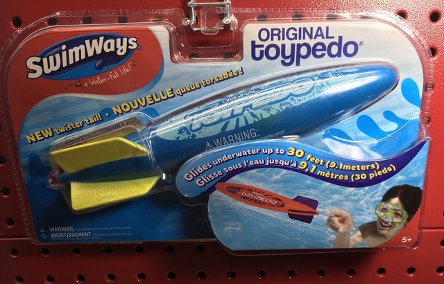 SwimWays Original Toypedo 2004 Glides up to 40 Feet - Blue for sale online | eBay