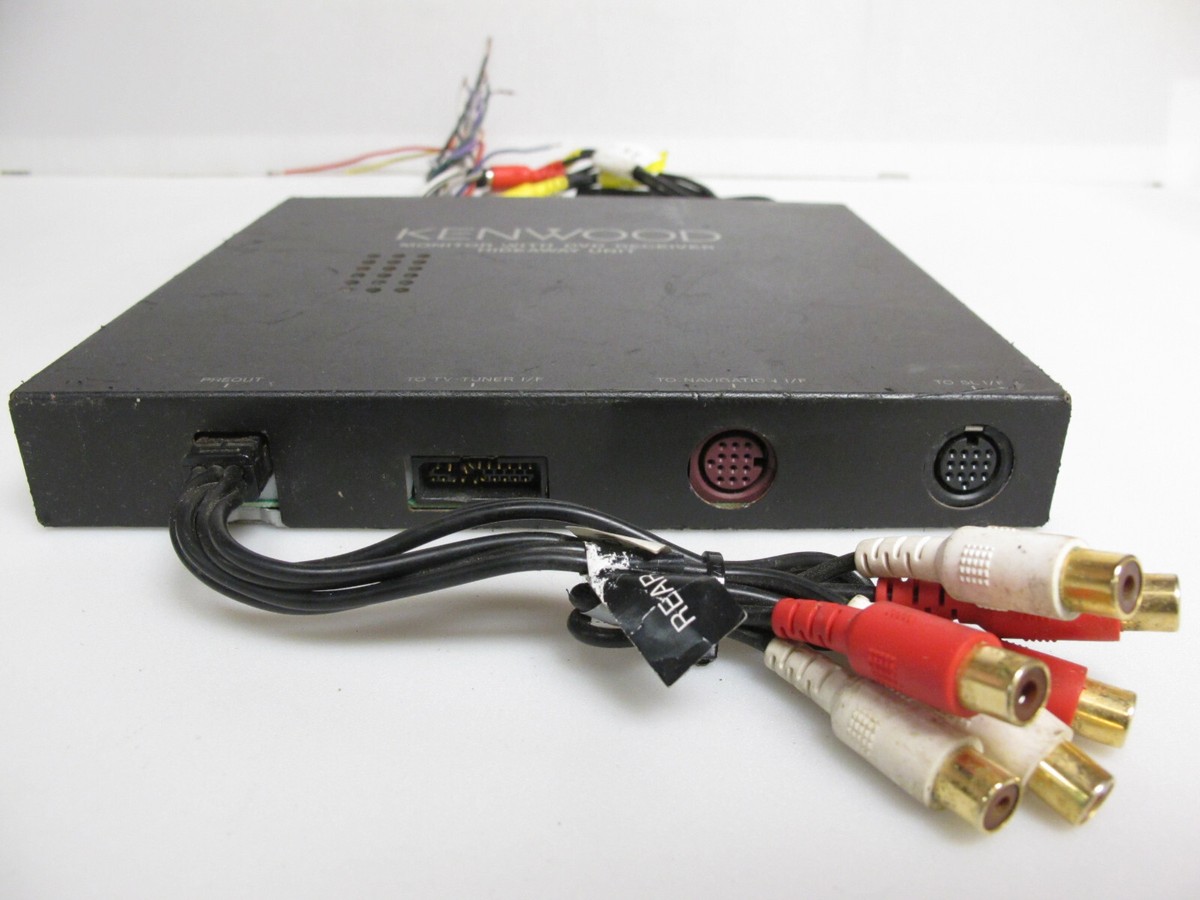 Kenwood KVT-815DVD, 715DVD, 745DVD Hideaway unit computer, working