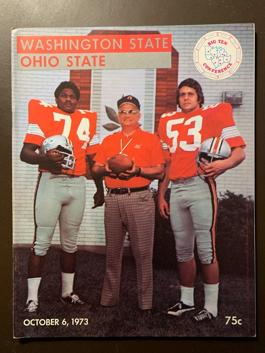 Ohio State Buckeyes 1973 NCAA football program vs Washington State