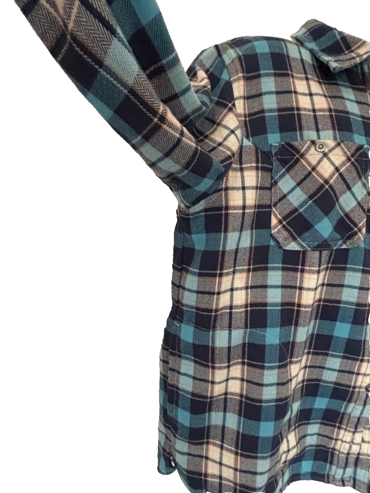 Outdoor Research Plaid Flannel Shirt Men's Large Long Sleeves Button up Pockets - Image 4 of 4