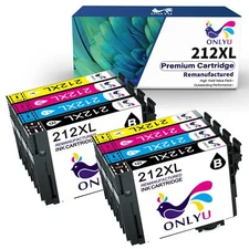 8x 212XL T212XL Series Ink Cartridges for Epson WorkForce WF-2830 WF-2850 