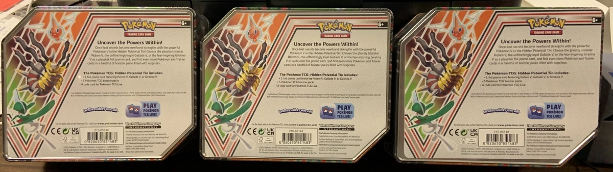 Fall 2022 Tins Feature Giratina, Rotom, and Gallade V
