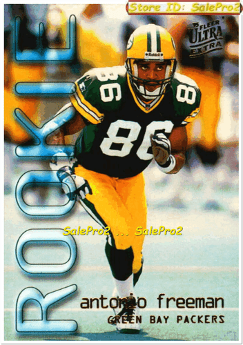 ULTRA FLEER 1995 ANTONIO FREEMAN NFL RC GREEN BAY PACKERS STAR MINT ROOKIE #433 - Picture 2 of 4