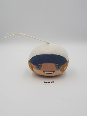 Inazuma eleven B0412 Furyu Strap mascot face Plush 2.5'' Toy Doll Japan