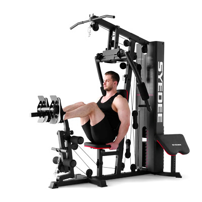 Home Gym Station Full Body Workout Machine with 150LB Weight Stack 90+ Exercise