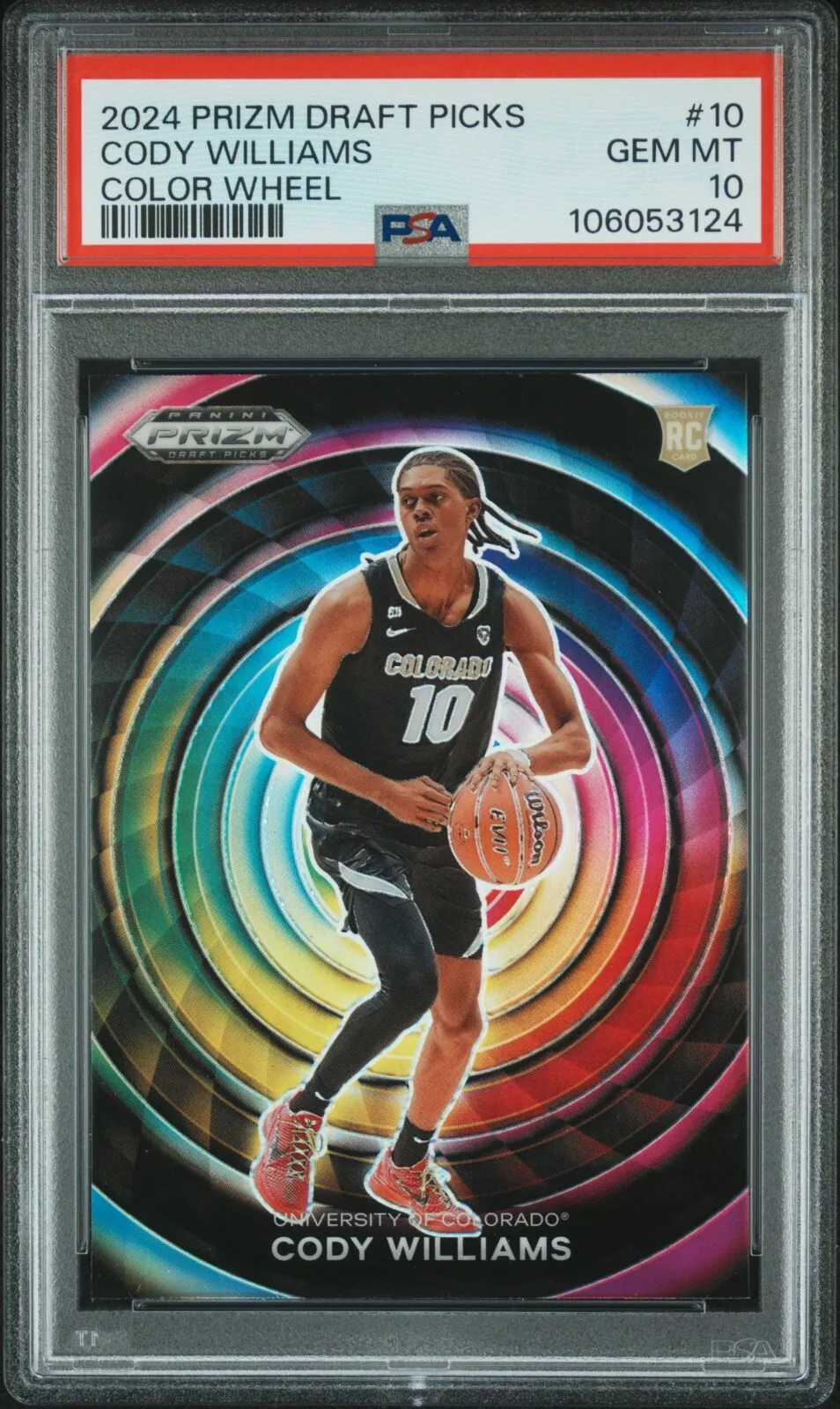 Cody Williams trading card