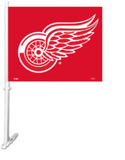 NHL Heavy Duty DETROIT - RED WINGS CAR FLAG