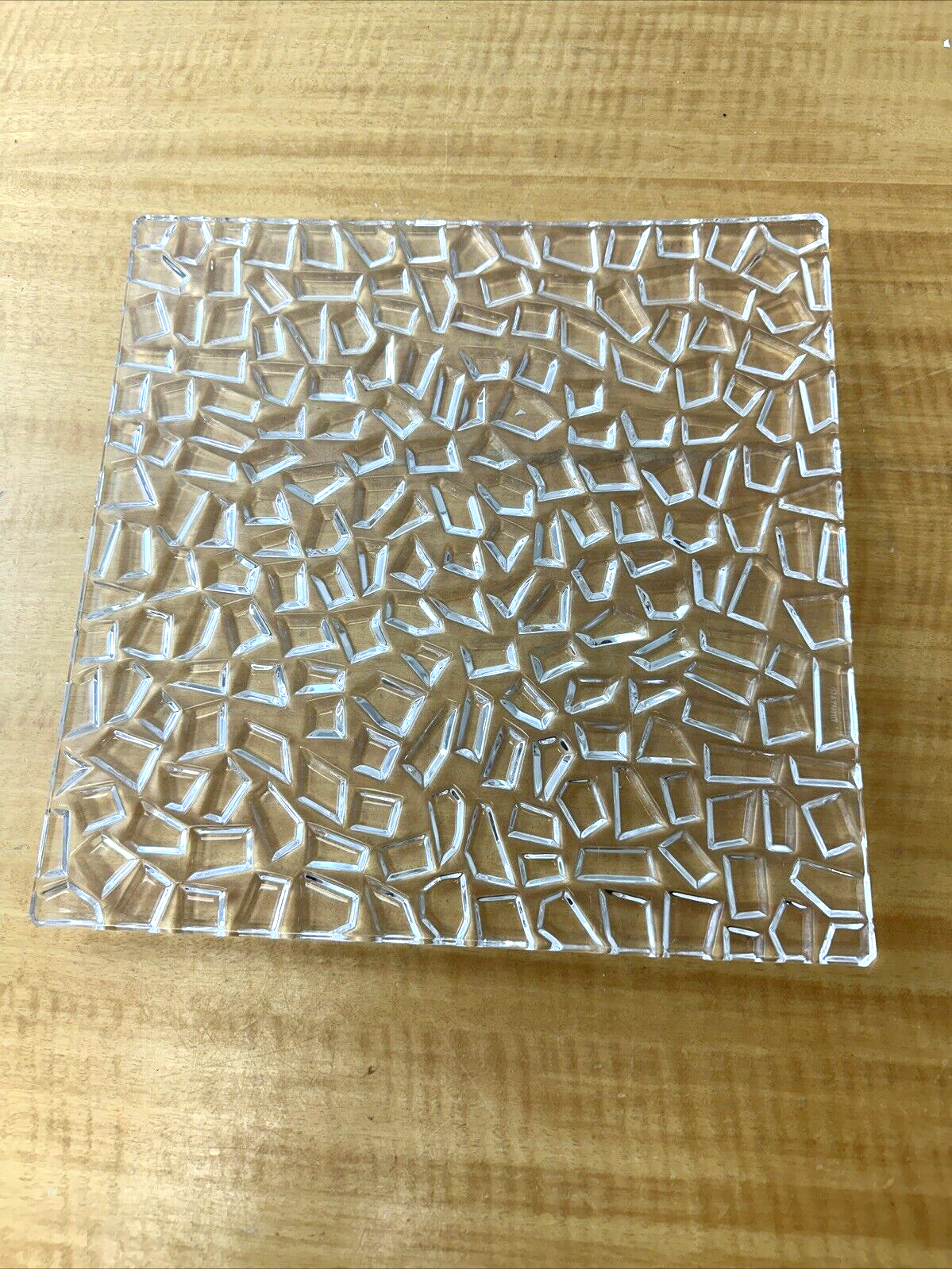 Tiffany & Co. Crystal Sierra Platter 12