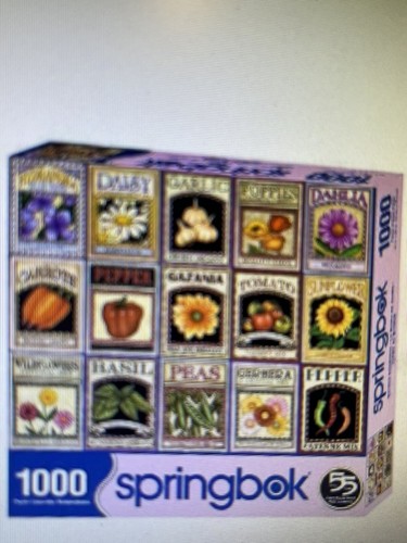 Springbok Puzzles - Garden Goodness - 1000 Piece Jigsaw Puzzle Complete - Picture 5 of 6