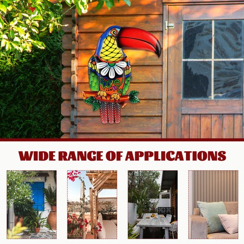 2 Pieces Bird Wall Art Interior Decor Toucan Hanging Home Pendant eBay