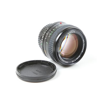 Objectif Minolta MD 1:2/50 Mm Rokkor – Monture MD – Occasion – Avec Bouchons