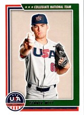 TANNER WITT 2022 Panini USA Baseball Stars & Stripes RC #41 Baltimore Orioles