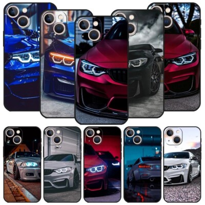 E46 F30 F32 M Car Case  iPhone 11 12 13 14 15 Pro Plus MAX Cover For BMW Series