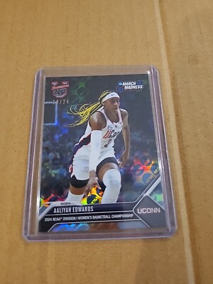 2023-24 Bowman U Now NCAA March Madness #9 Aaliyah Edwards NCAA Logo /24