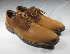 Josef Seibel Oscar 5 Oxford Shoes Tan Brown Leather Men's Sz 45 US Sz 11 - 11.5