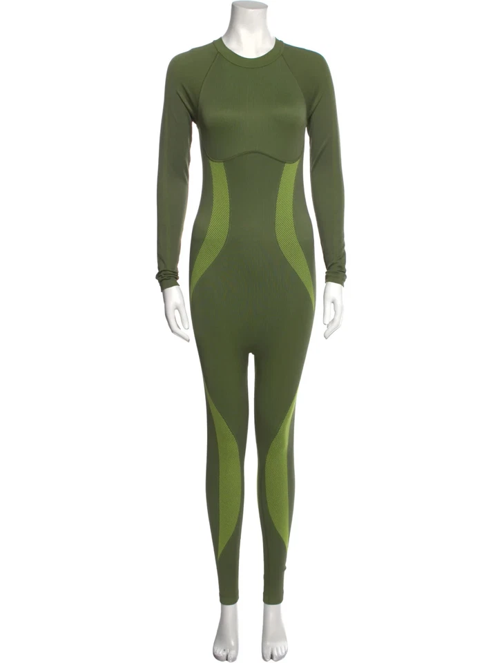 adidas Beyonce IVY Catsuit Jumpsuit Crew Neck Seamless Knit Women SMALL - Image 3 of 4