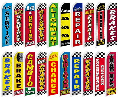 Brakes Advertising Swooper Feather Flutter Flag Auto Mechanic - Foto 5