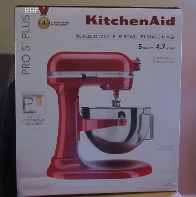 キッチンエイド　プロフェッショナル 5 プラスシリーズ KV25G0X KitchenAid Professional 5qt Stand Mixer - Red - KV25G0X: 10