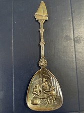 Vintage Souvenir Sugar Spoon Collectible Dutch Sailboat