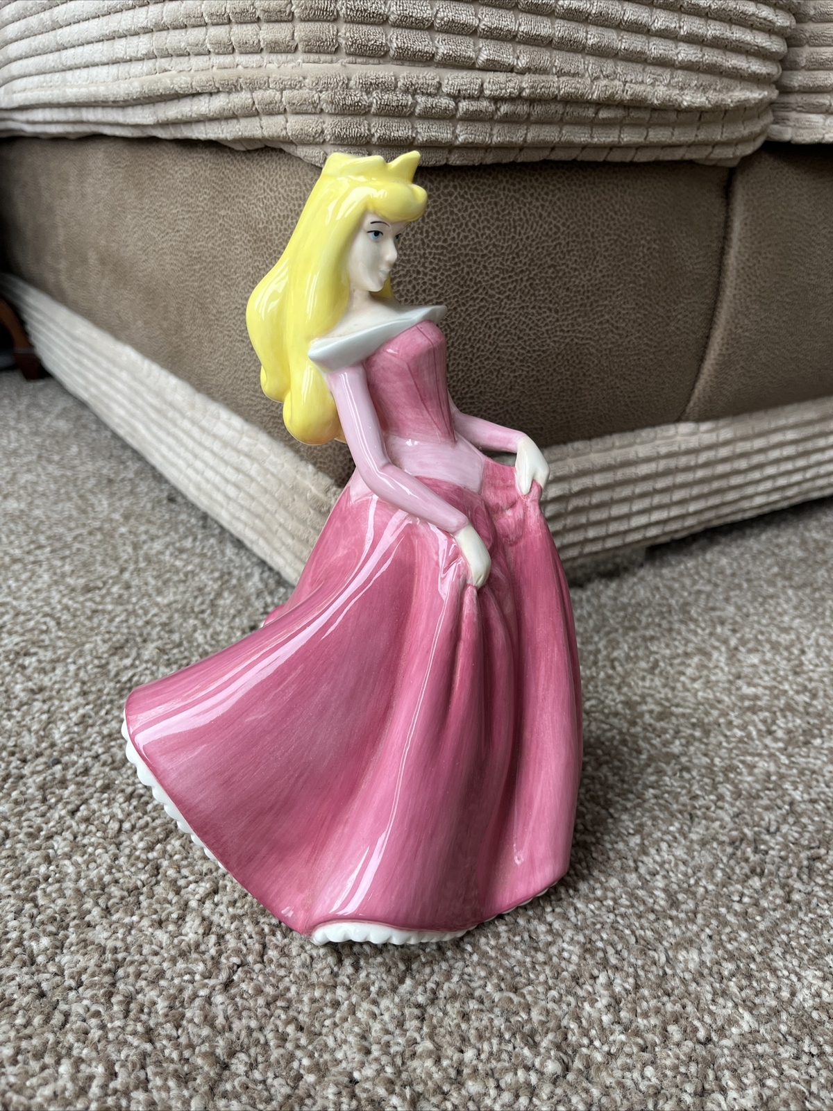 Disney Sleeping Beauty Ceramic Money Box Large Collectable Rare