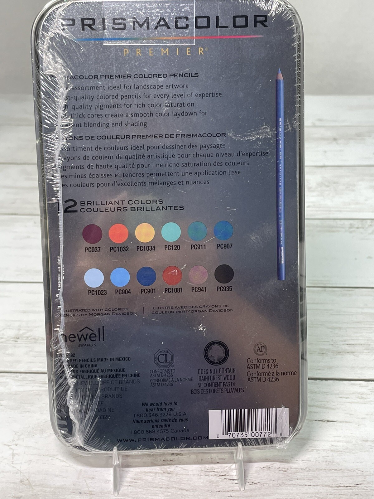Prismacolor Colored Pencils, "Landscape Set" of 12 pencils, Soft core, New