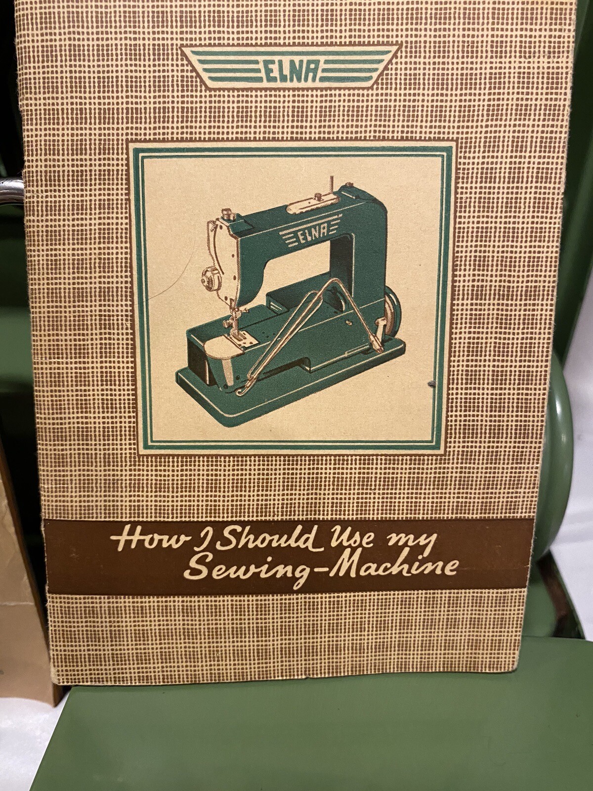 Vintage ELNA SEWING MACHINESWITZERLAND w/ case Books eBay