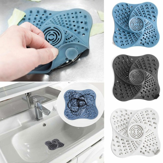 Hair Trap Shower Bath Plug Hole Waste Catcher Stopper Floor Drain Sink