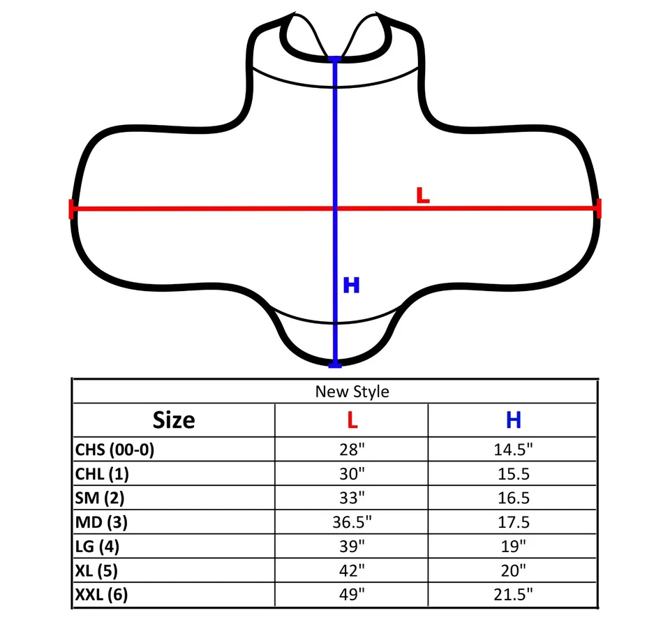 New Martial Arts Chest Guard Reversible Body Protector Taekwondo Sparring Gear - Image 2 of 4
