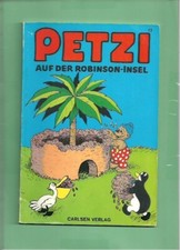 Carlsen Verlag  - Petzi Nr. 13 - 8. Auflage von 1974 -  auf der Robinson-Insel