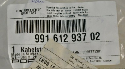 Genuine PORSCHE 2 718 Boxster Cayman 911 Wire Set Right Front 