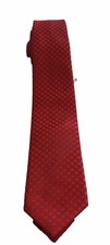 NWT IMANI UOMO RED SILK TOUCH NECK TIE NEW