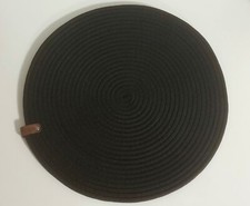 Hochwertige Seyila Platzsets Jute und Baumwollseil geflochten, Tischset 4 er Set