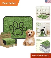 Qeils Reusable Dog Pee Pads - Super Absorbent, Eco-Friendly  Stylish Green