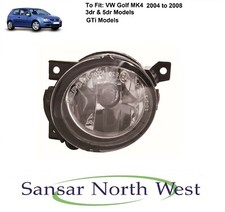 For VW Volkswagen Golf MK5 GTI - Passenger Front Fog Lamp Spot Light N/S LEFT