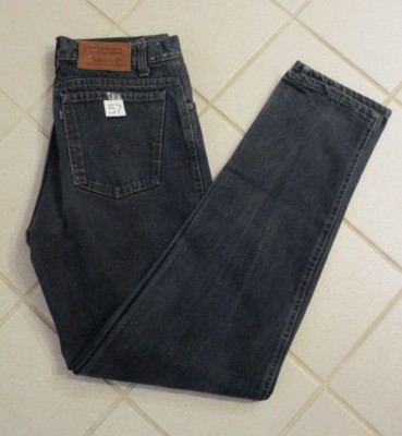 Vintage LEVI's Jeans-Leather Tag-black tab-USA 32x34 Black 40550 1913 ...