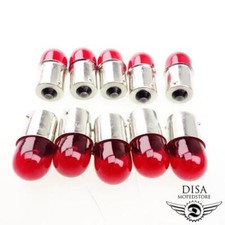 10x 12V 5W Rücklicht Birne rot Glühlampe Gl...