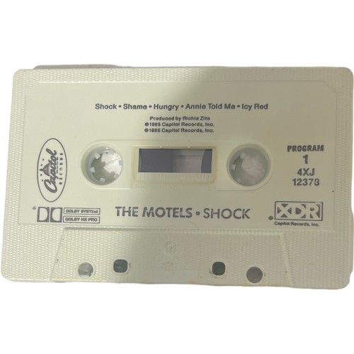 The Motels-Shock- 1985 Kassette Capitol Records Dolby HX Pro elektronischer Synth - Bild 7 von 8