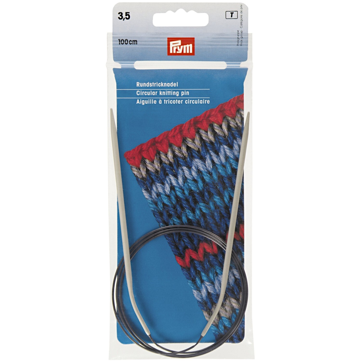 Circular Knitting Needle Aluminum by Prym | Size: 3.5mm/100cm